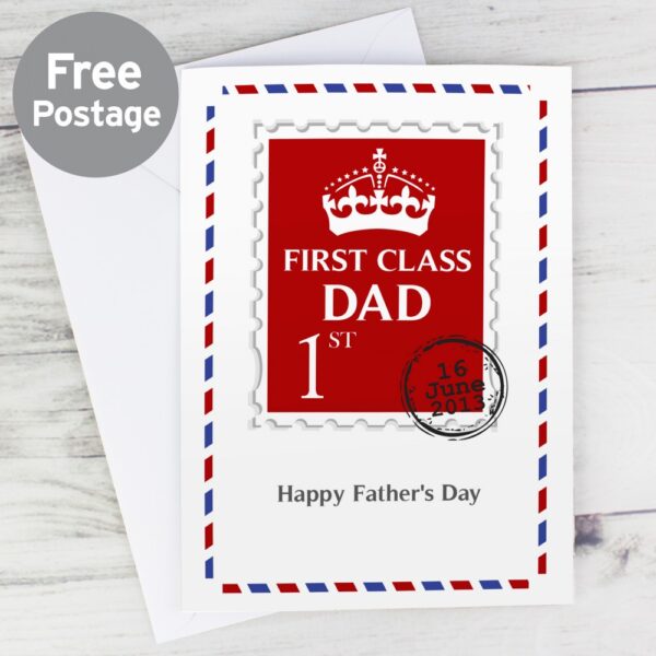 Personalised 1st Class Card