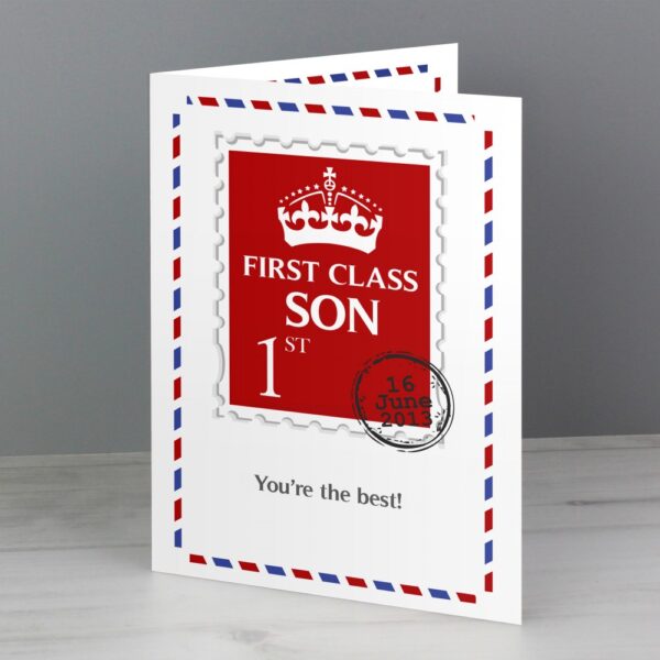 Personalised 1st Class Card - Image 3