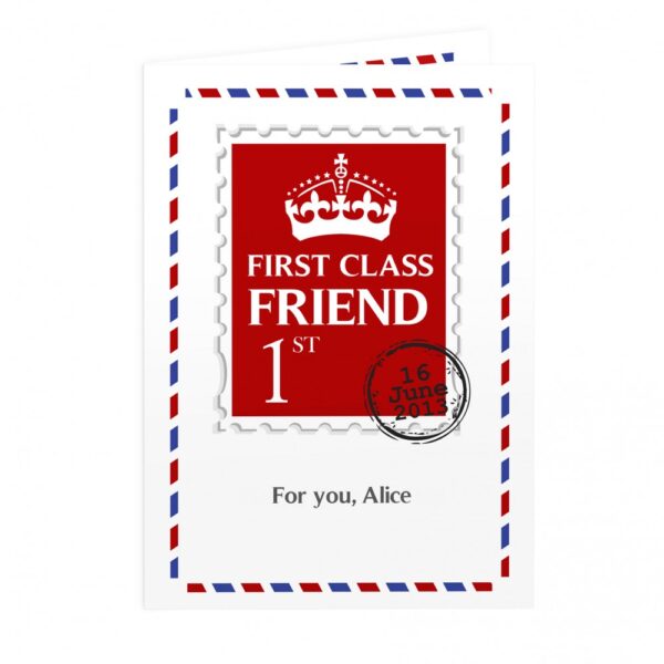 Personalised 1st Class Card - Image 5