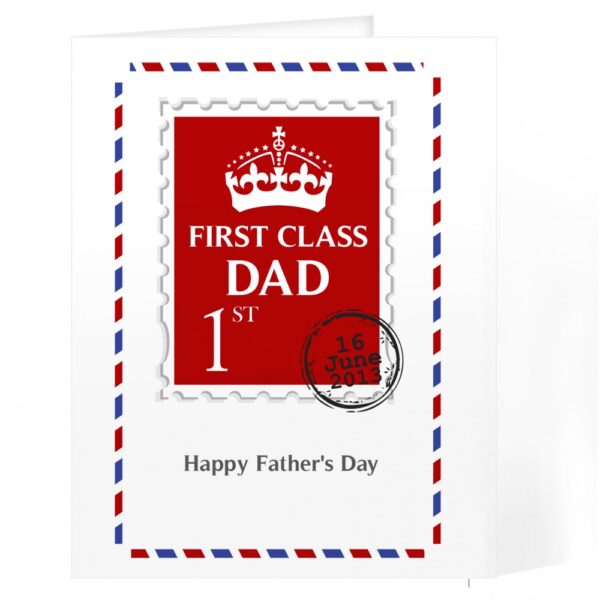 Personalised 1st Class Card - Image 7