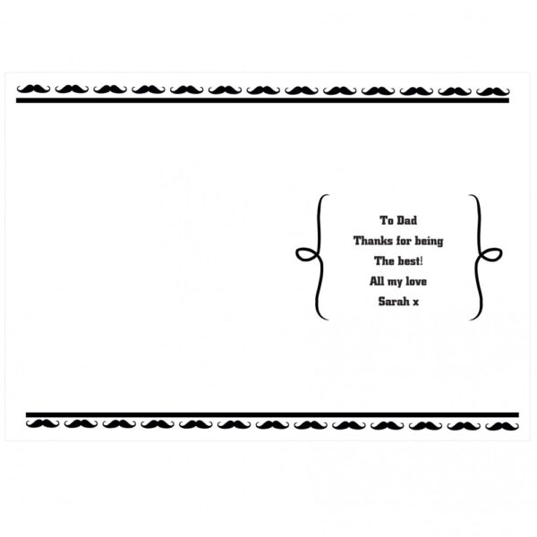 Personalised Moustache Card - Image 2