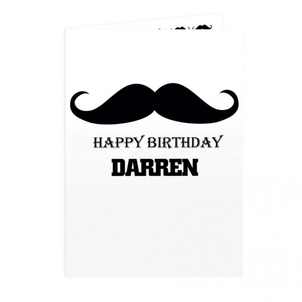 Personalised Moustache Card - Image 3