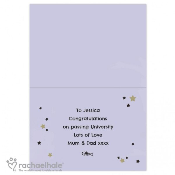 Personalised Rachael Hale Youre the Cats Whiskers Card - Image 3