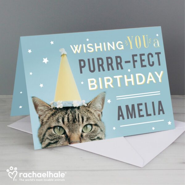 Personalised Rachael Hale Purr-fect Birthday Card - Image 5