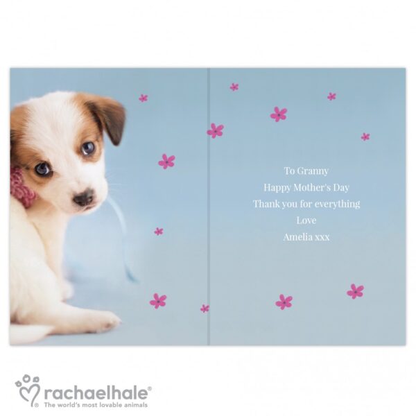 Personalised Rachael Hale 'Just for You' Puppy Card - Image 8