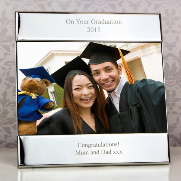 Personalised Silver Square 6x4 Photo Frame - Image 8