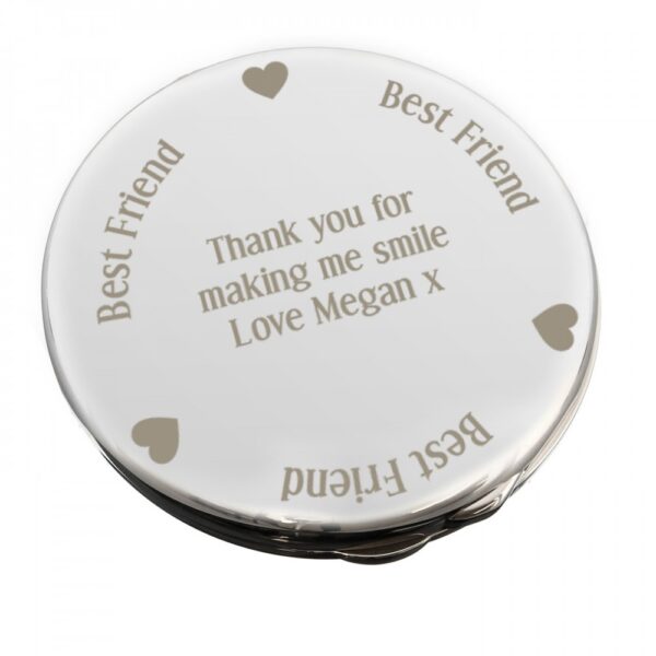 Personalised Best Friend Compact Mirror - Image 2
