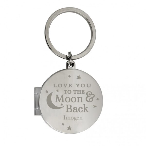 Personalised To the Moon and Back...Photo Keyring - Image 5