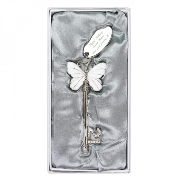Personalised Butterfly 21st Birthday Key - Image 2