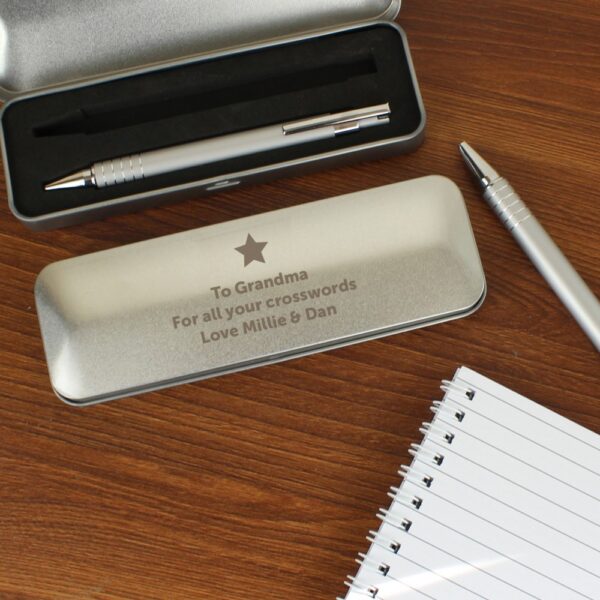 Personalised Star 2 Pen Box Set