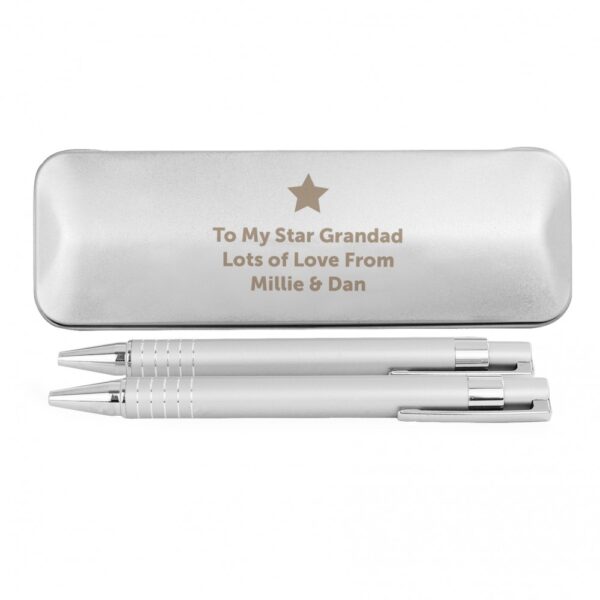 Personalised Star 2 Pen Box Set - Image 2