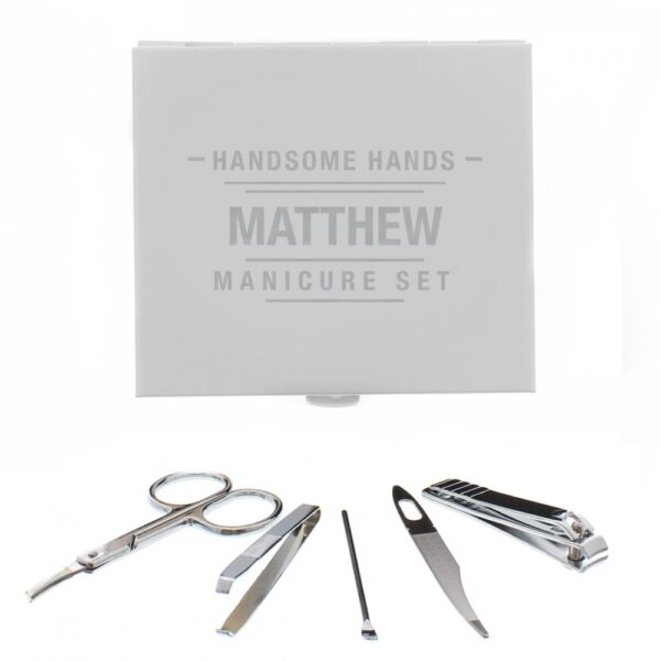 Personalised Handsome Hands Manicure Set - Image 2