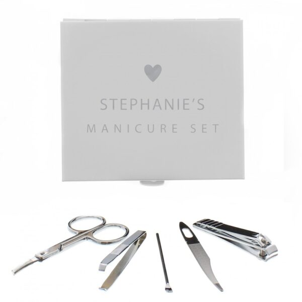 Personalised Heart Manicure Set - Image 2
