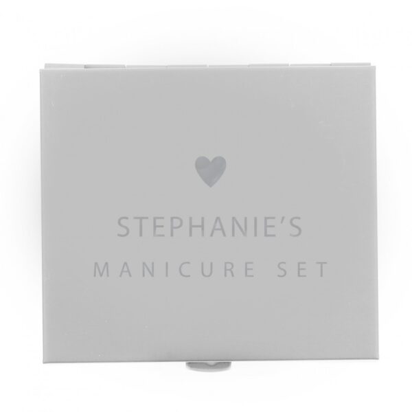Personalised Heart Manicure Set - Image 3