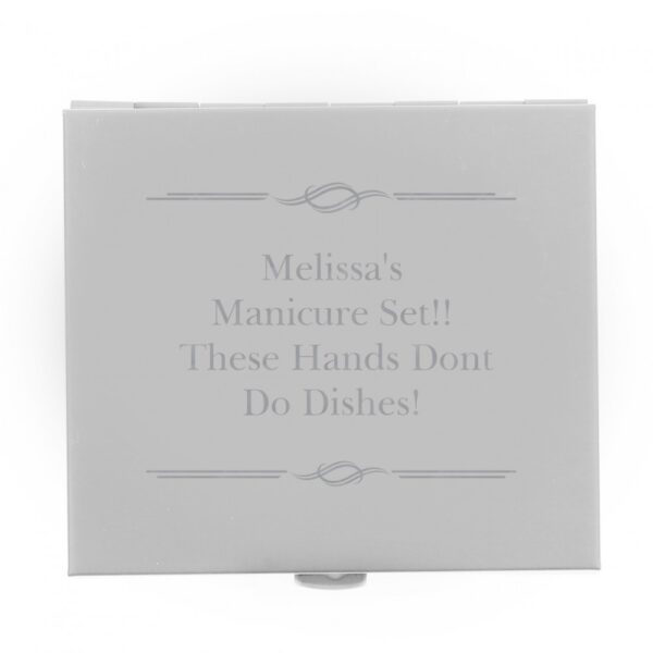 Personalised Any Message Manicure Set - Image 6