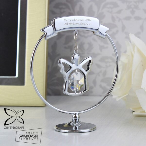 Personalised Crystocraft Angel Ornament - Image 3