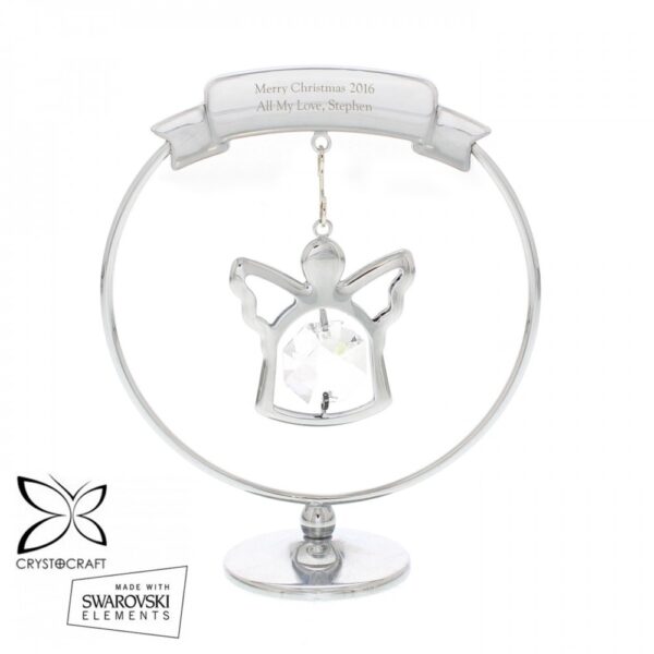 Personalised Crystocraft Angel Ornament - Image 8