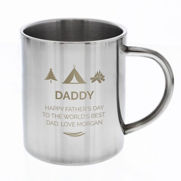 Personalised 'Wilderness Wanderer' Stainless Steel Mug - Image 2