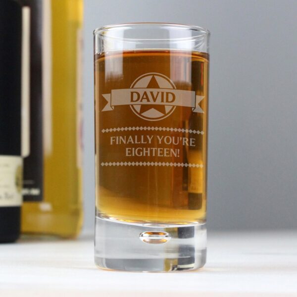 Personalised Diamond Bubble Shot Glass - Image 4