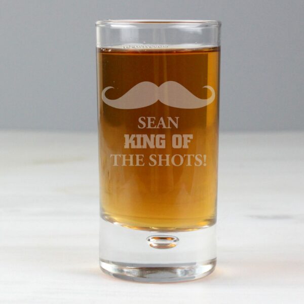 Personalised Moustache Bubble Shot Glass - Image 6