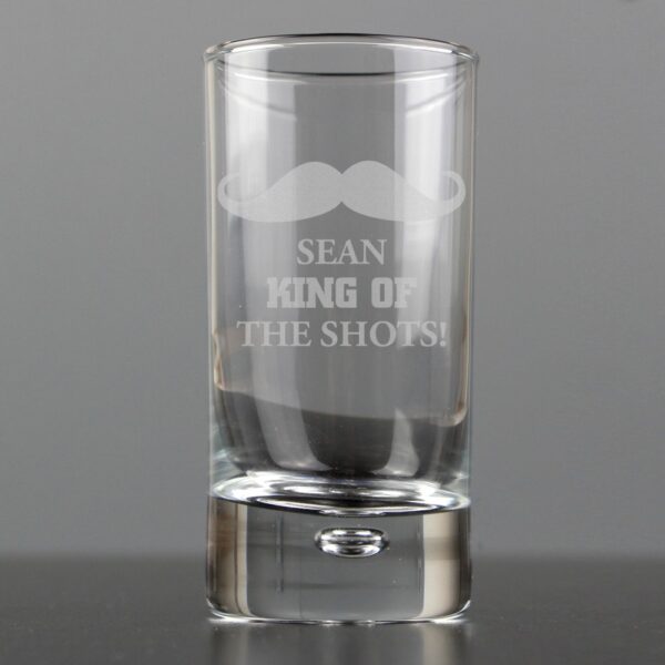 Personalised Moustache Bubble Shot Glass - Image 7