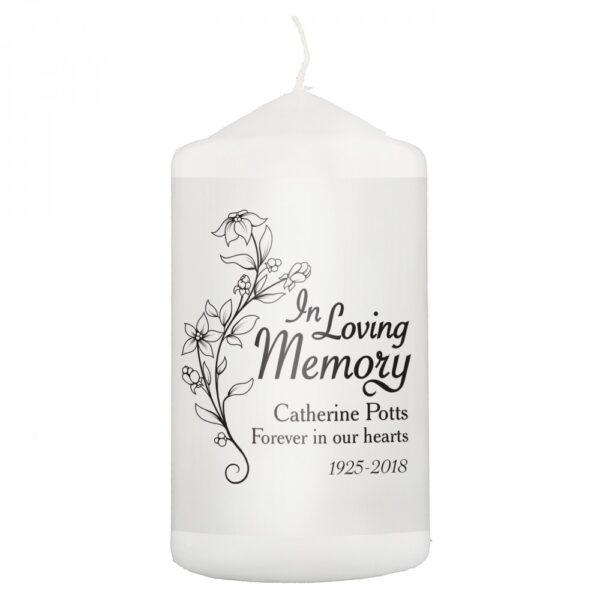 Personalised In Loving Memory Candle - Image 2