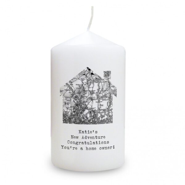 Personalised 1805 - 1874 Old Series Map Home Candle - Image 6