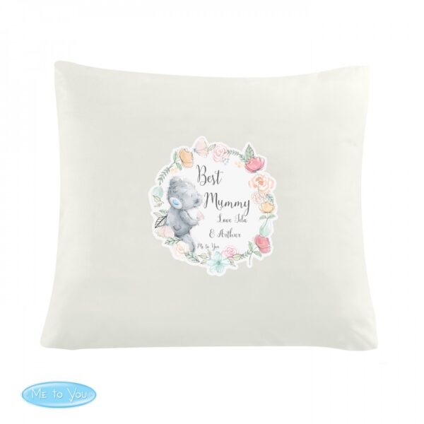 Personalised Me to You Floral Cream Cushion Cover - Image 2