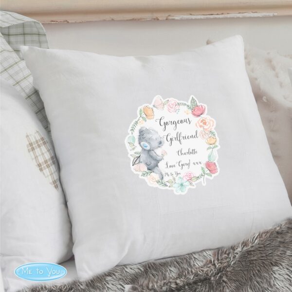 Personalised Me to You Floral Cream Cushion Cover - Image 5