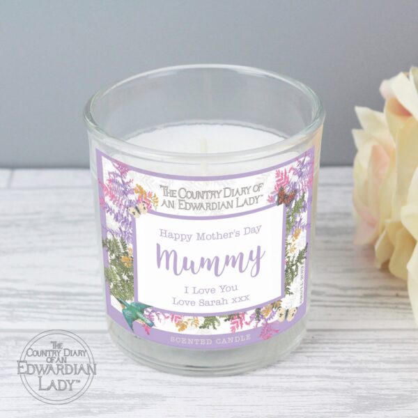Personalised Country Diary Botanical Scented Jar Candle - Image 3