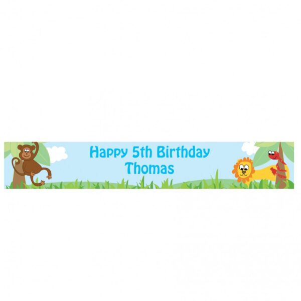 Personalised Boys Animal Banner - Image 2