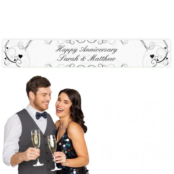 Personalised Ornate Swirl Banner