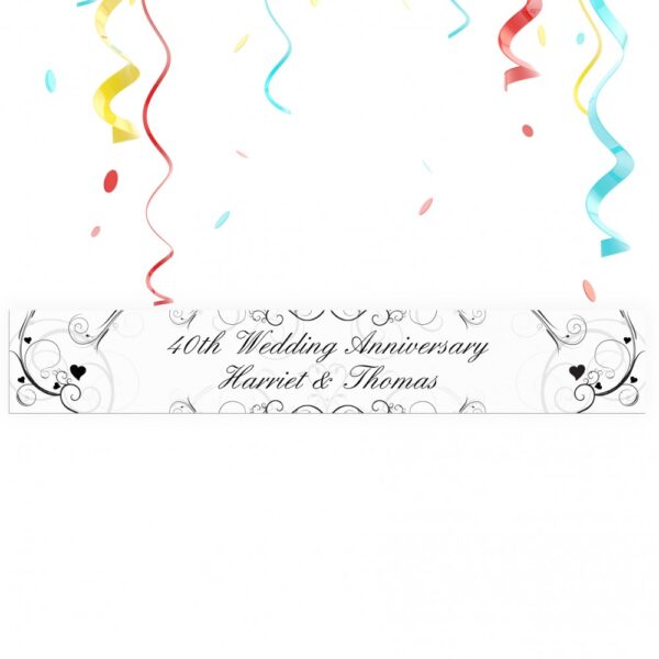 Personalised Ornate Swirl Banner - Image 3