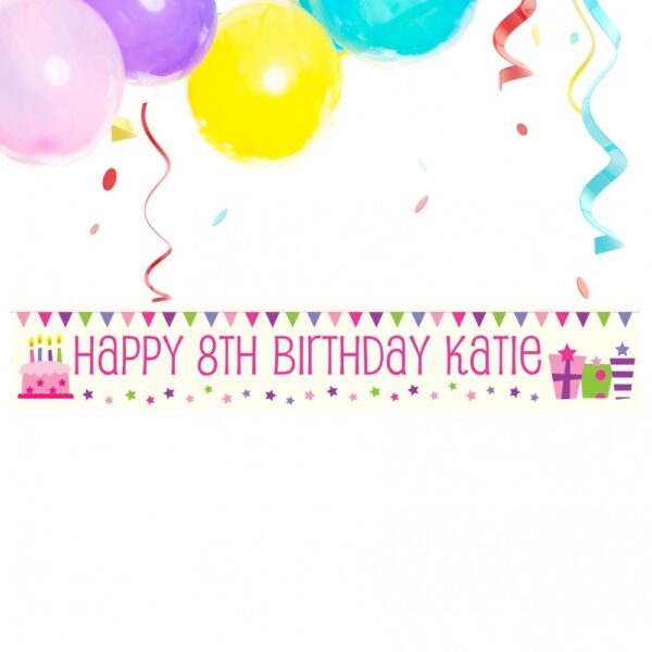 Personalised Female Presents Banner - Image 3