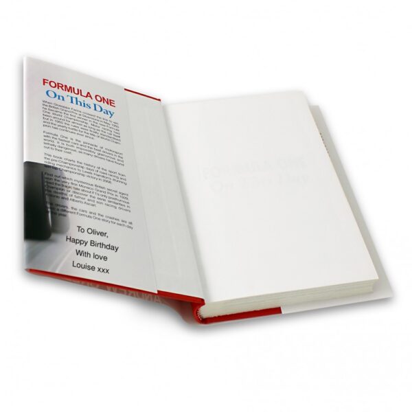 Personalised Formula 1 On This Day Book - Image 2