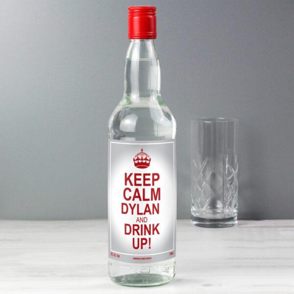 Personalised Keep Calm Vodka