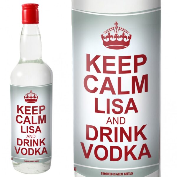 Personalised Keep Calm Vodka - Image 2