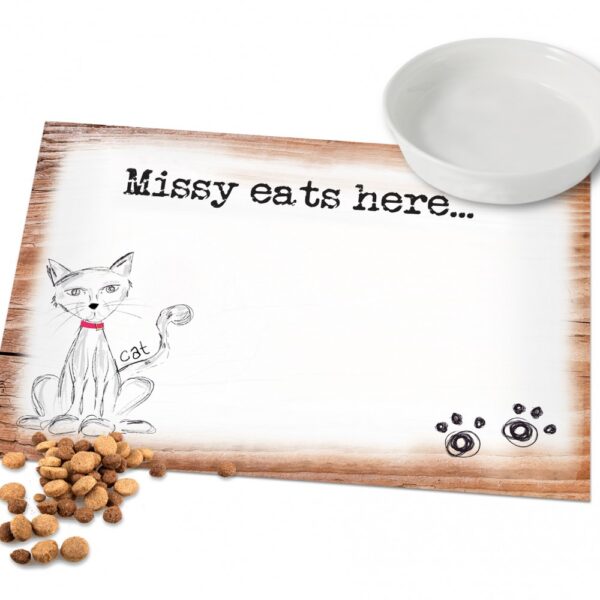 Personalised Scribble Cat Placemat - Image 3