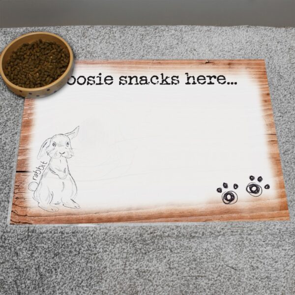Personalised Scribble Bunny Placemat