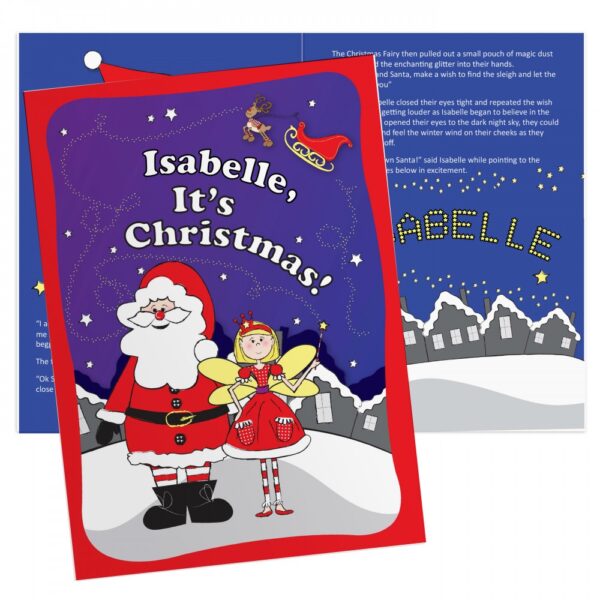 Personalised 'It's Christmas' Fairy Story Book - Image 2