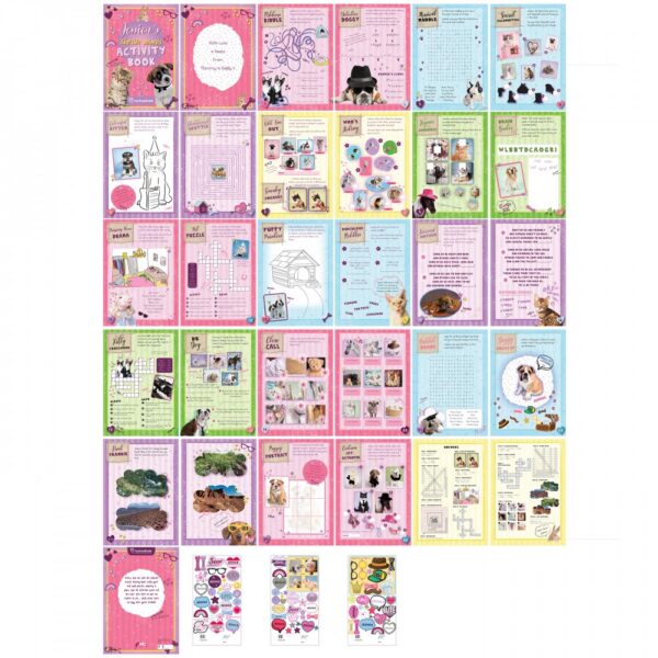 Personalised Rachael Hale Adorable Animals Activity Book With Stickers - Image 12