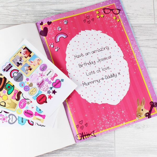 Personalised Rachael Hale Adorable Animals Activity Book With Stickers - Image 3