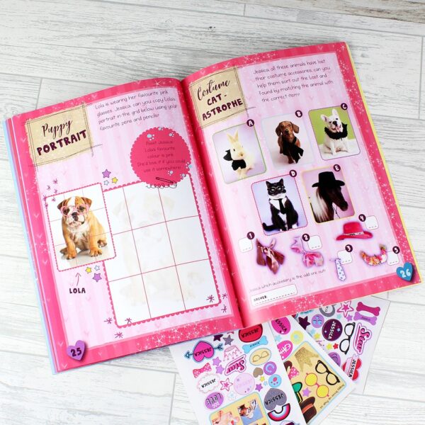Personalised Rachael Hale Adorable Animals Activity Book With Stickers - Image 8