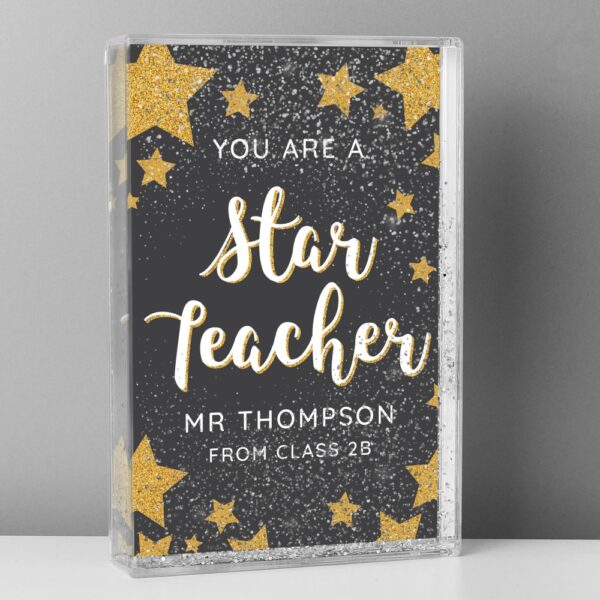 Personalised You Are A Star Teacher Glitter Shaker - Image 3