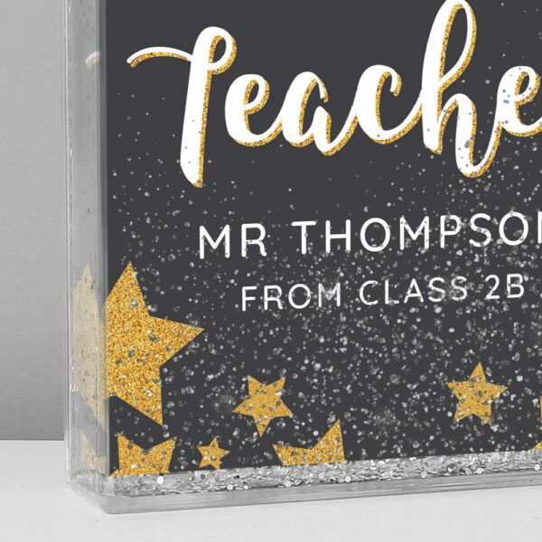 Personalised You Are A Star Teacher Glitter Shaker - Image 5