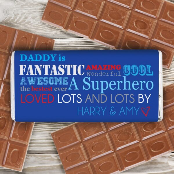 Personalised He Is Milk Chocolate Bar - Image 4