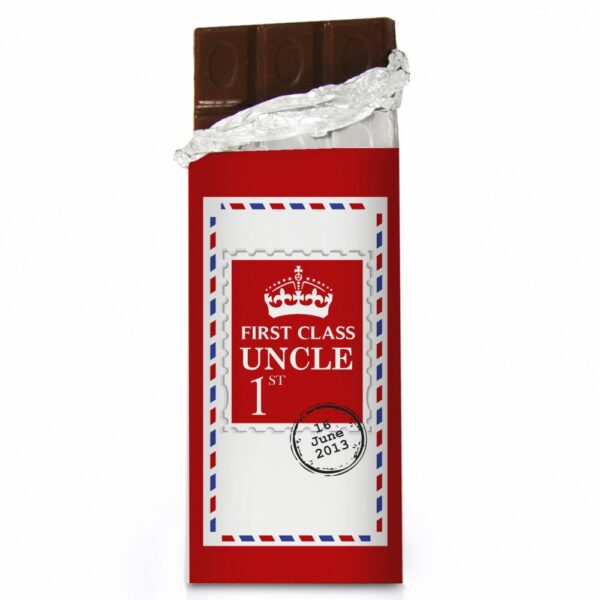 Personalised 1st Class Milk Chocolate Bar - Image 4