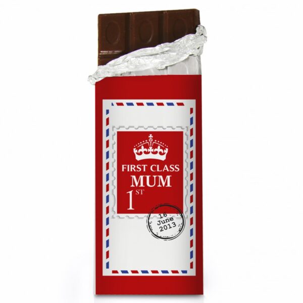 Personalised 1st Class Milk Chocolate Bar - Image 5