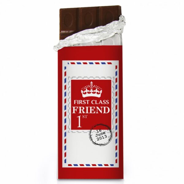 Personalised 1st Class Milk Chocolate Bar - Image 6