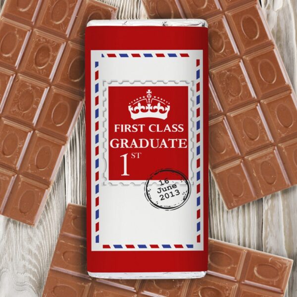 Personalised 1st Class Milk Chocolate Bar - Image 7